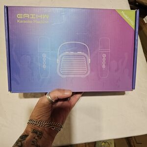 Purple Karaoke Machine